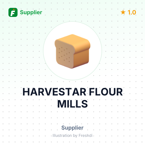 HARVESTAR FLOUR MILLS – summary card, no photo uploaded yet
