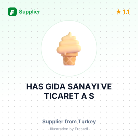 HAS GIDA SANAYI VE TICARET A S – summary card, no photo uploaded yet
