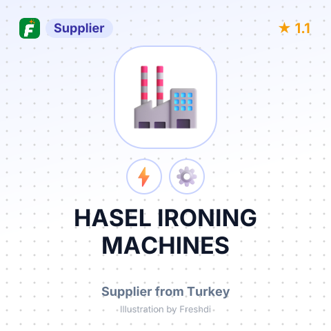 HASEL IRONING MACHINES – summary card, no photo uploaded yet