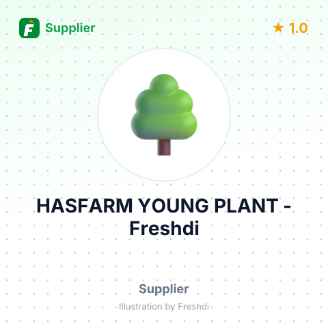 HASFARM YOUNG PLANT – summary card, no photo uploaded yet
