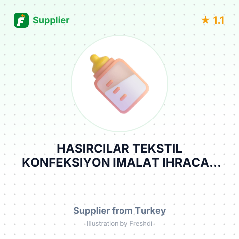 HASIRCILAR TEKSTIL KONFEKSIYON IMALAT IHRACAT I... – summary card, no photo uploaded yet