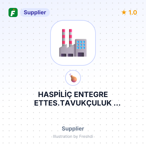 HASPİLİÇ ENTEGRE ETTES.TAVUKÇULUK İTH.İHR.SAN.A.Ş. – summary card, no photo uploaded yet