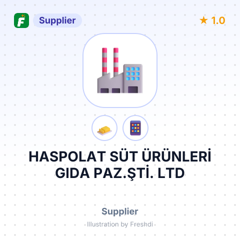 HASPOLAT SÜT ÜRÜNLERİ GIDA PAZ.ŞTİ. LTD – summary card, no photo uploaded yet