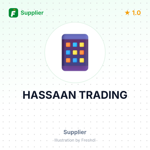 HASSAAN TRADING – summary card, no photo uploaded yet