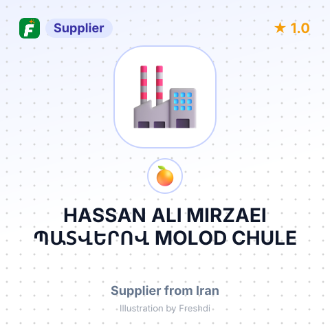 HASSAN ALI MIRZAEI ՊԱՏՎԵՐՈՎ MOLOD CHULE – summary card, no photo uploaded yet