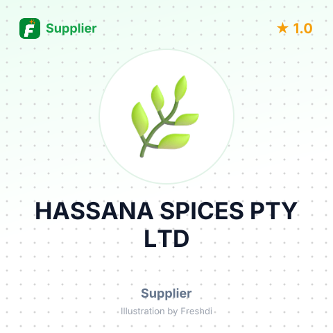 HASSANA SPICES PTY LTD – summary card, no photo uploaded yet