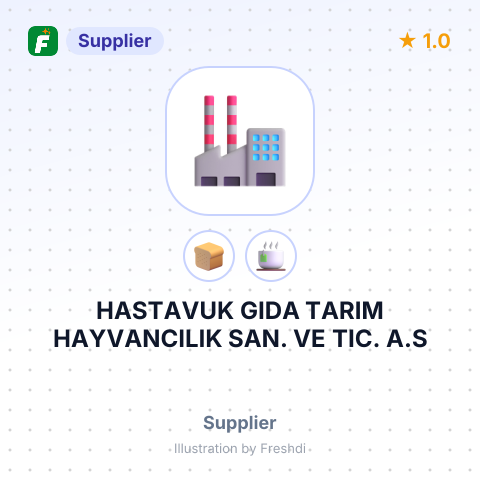 HASTAVUK GIDA TARIM HAYVANCILIK SAN. VE TIC. A.S – summary card, no photo uploaded yet