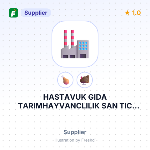 HASTAVUK GIDA TARIMHAYVANCLILIK SAN TIC ASTURKIYE – summary card, no photo uploaded yet