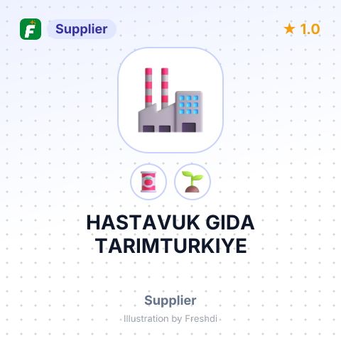 HASTAVUK GIDA TARIMTURKIYE – summary card, no photo uploaded yet