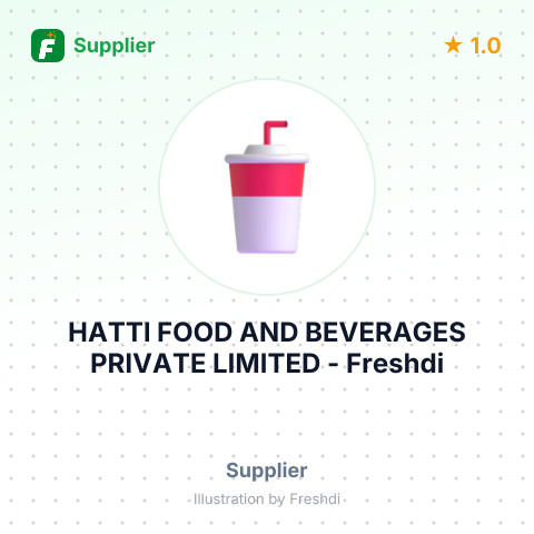 HATTI FOOD AND BEVERAGES PRIVATE LIMITED – summary card, no photo uploaded yet