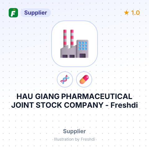 HAU GIANG PHARMACEUTICAL JOINT STOCK COMPANY – summary card, no photo uploaded yet