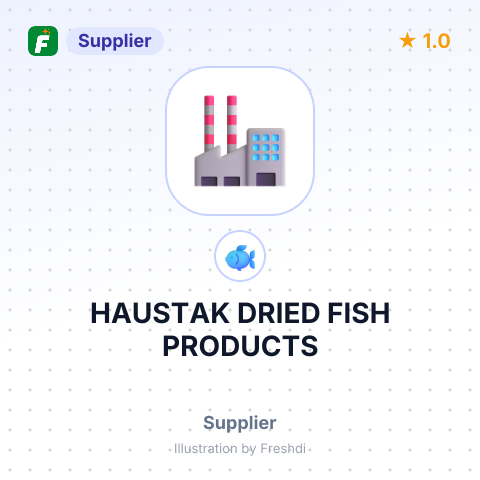 HAUSTAK DRIED FISH PRODUCTS – summary card, no photo uploaded yet