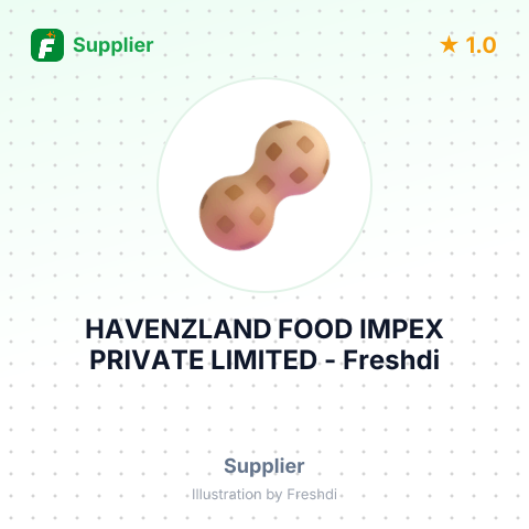 HAVENZLAND FOOD IMPEX PRIVATE LIMITED – summary card, no photo uploaded yet