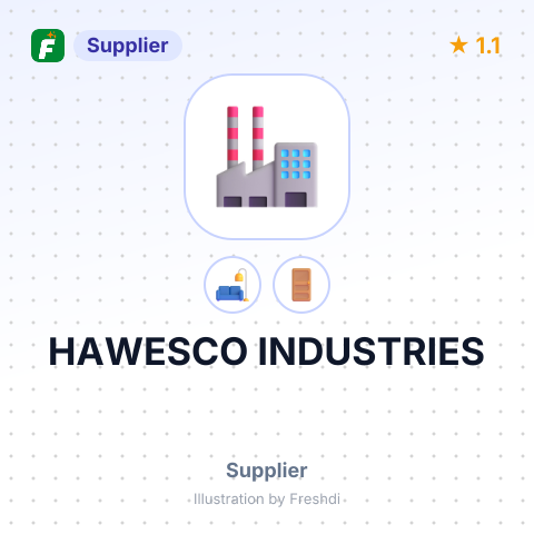 HAWESCO INDUSTRIES – summary card, no photo uploaded yet