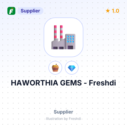 HAWORTHIA GEMS – summary card, no photo uploaded yet