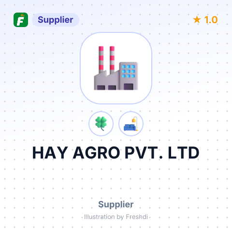 HAY AGRO PVT. LTD – summary card, no photo uploaded yet