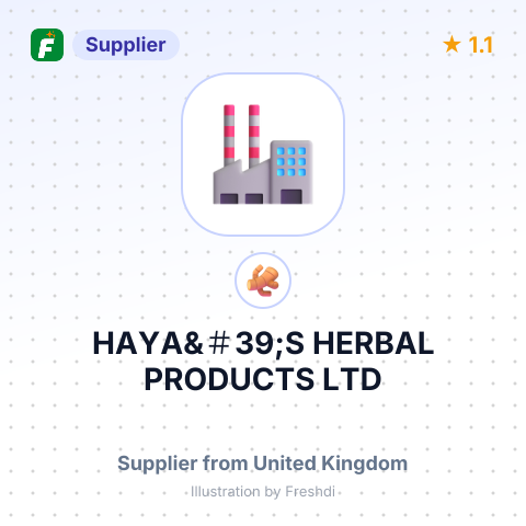 HAYA&＃39;S HERBAL PRODUCTS LTD – summary card, no photo uploaded yet