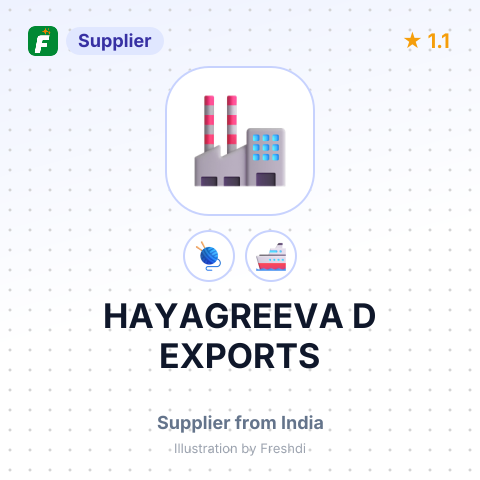 HAYAGREEVA D EXPORTS – summary card, no photo uploaded yet