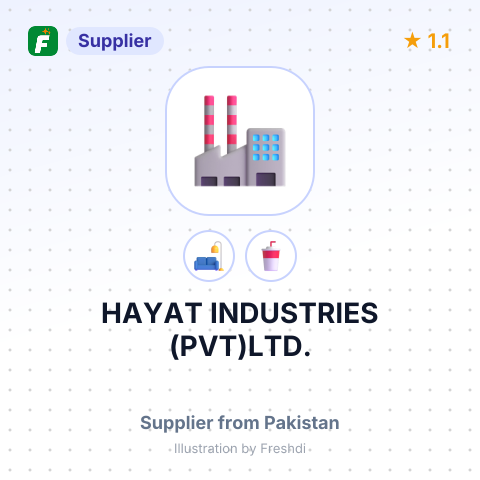 HAYAT INDUSTRIES (PVT)LTD. – summary card, no photo uploaded yet