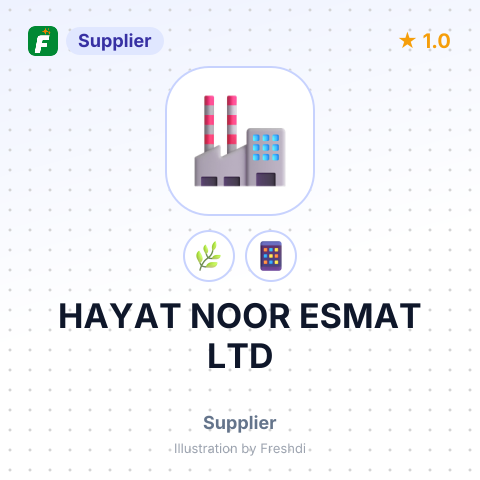 HAYAT NOOR ESMAT LTD – summary card, no photo uploaded yet
