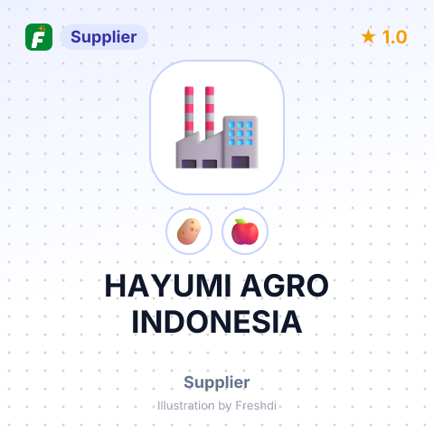HAYUMI AGRO INDONESIA – summary card, no photo uploaded yet