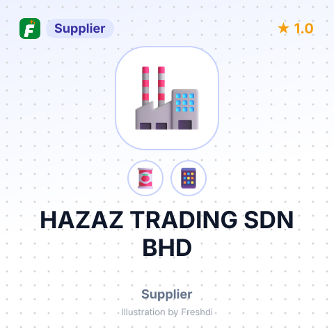 HAZAZ TRADING SDN BHD – summary card, no photo uploaded yet