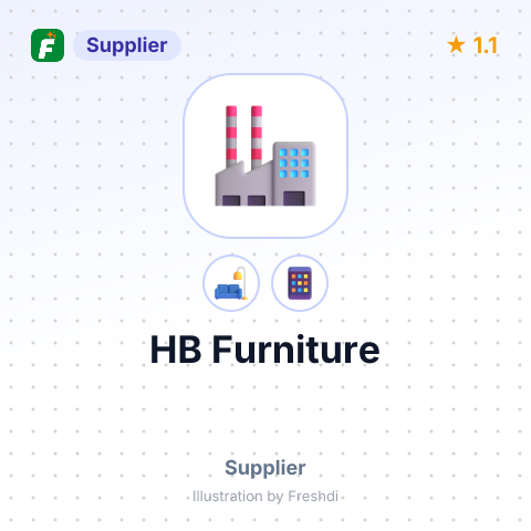 HB Furniture – summary card, no photo uploaded yet