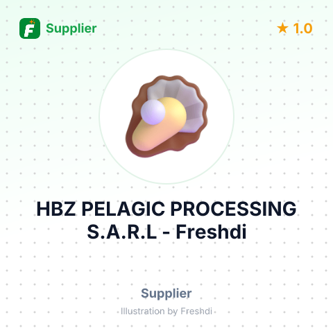 HBZ PELAGIC PROCESSING S.A.R.L – summary card, no photo uploaded yet