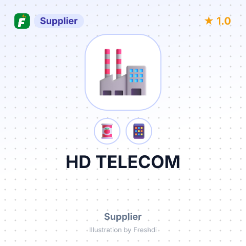 HD TELECOM – summary card, no photo uploaded yet