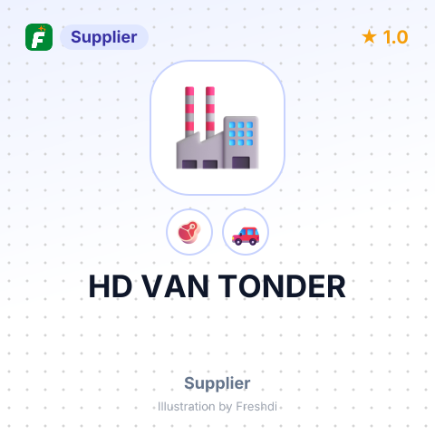 HD VAN TONDER – summary card, no photo uploaded yet