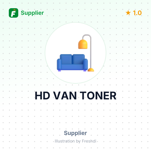 HD VAN TONER – summary card, no photo uploaded yet