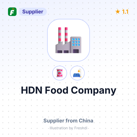 HDN Food Company – summary card, no photo uploaded yet