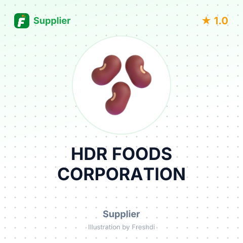 HDR FOODS CORPORATION – summary card, no photo uploaded yet