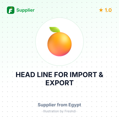 HEAD LINE FOR IMPORT & EXPORT – summary card, no photo uploaded yet
