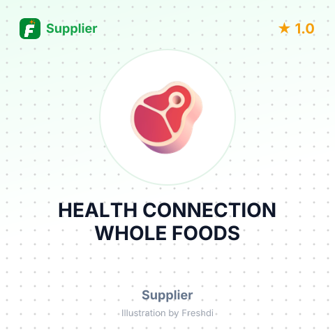 HEALTH CONNECTION WHOLE FOODS – summary card, no photo uploaded yet