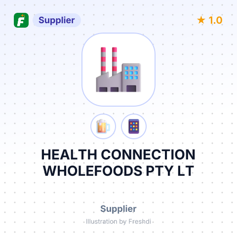 HEALTH CONNECTION WHOLEFOODS PTY LT – summary card, no photo uploaded yet