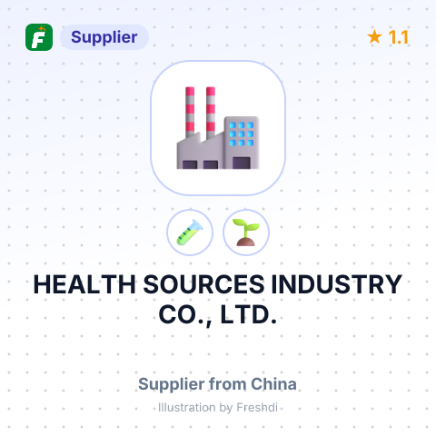 HEALTH SOURCES INDUSTRY CO., LTD. – summary card, no photo uploaded yet