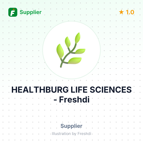 HEALTHBURG LIFE SCIENCES – summary card, no photo uploaded yet