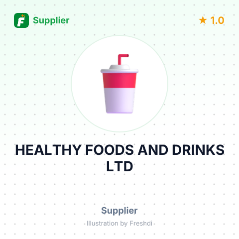 HEALTHY FOODS AND DRINKS LTD – summary card, no photo uploaded yet