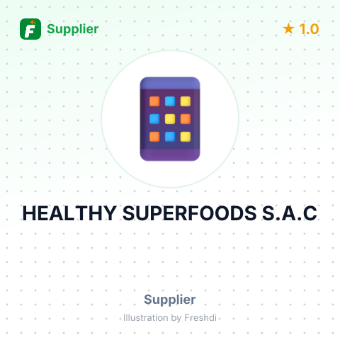 HEALTHY SUPERFOODS S.A.C – summary card, no photo uploaded yet