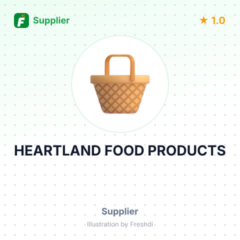 HEARTLAND FOOD PRODUCTS – summary card, no photo uploaded yet