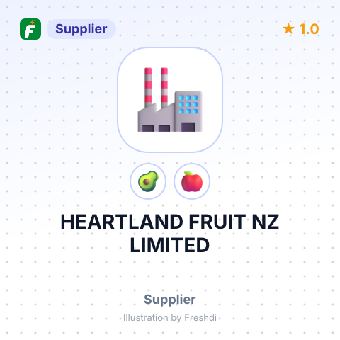 HEARTLAND FRUIT NZ LIMITED – summary card, no photo uploaded yet