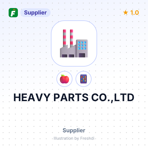 HEAVY PARTS CO.,LTD – summary card, no photo uploaded yet