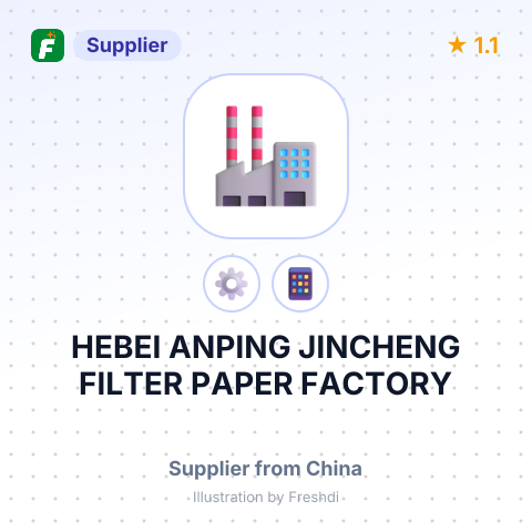 HEBEI ANPING JINCHENG FILTER PAPER FACTORY – summary card, no photo uploaded yet