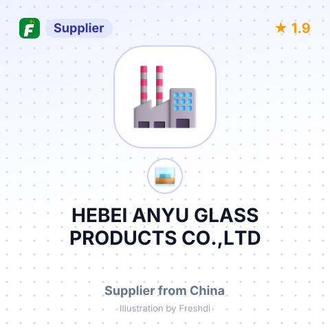 HEBEI ANYU GLASS PRODUCTS CO.,LTD – summary card, no photo uploaded yet