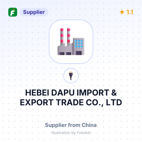 HEBEI DAPU IMPORT & EXPORT TRADE CO., LTD – summary card, no photo uploaded yet