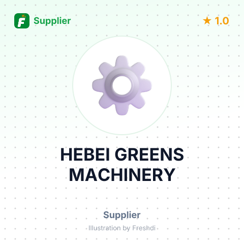 HEBEI GREENS MACHINERY – summary card, no photo uploaded yet