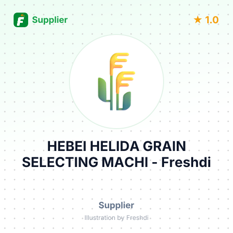 HEBEI HELIDA GRAIN SELECTING MACHI – summary card, no photo uploaded yet
