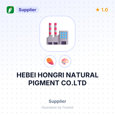 HEBEI HONGRI NATURAL PIGMENT CO.LTD – summary card, no photo uploaded yet
