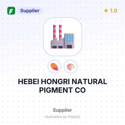 HEBEI HONGRI NATURAL PIGMENT CO – summary card, no photo uploaded yet